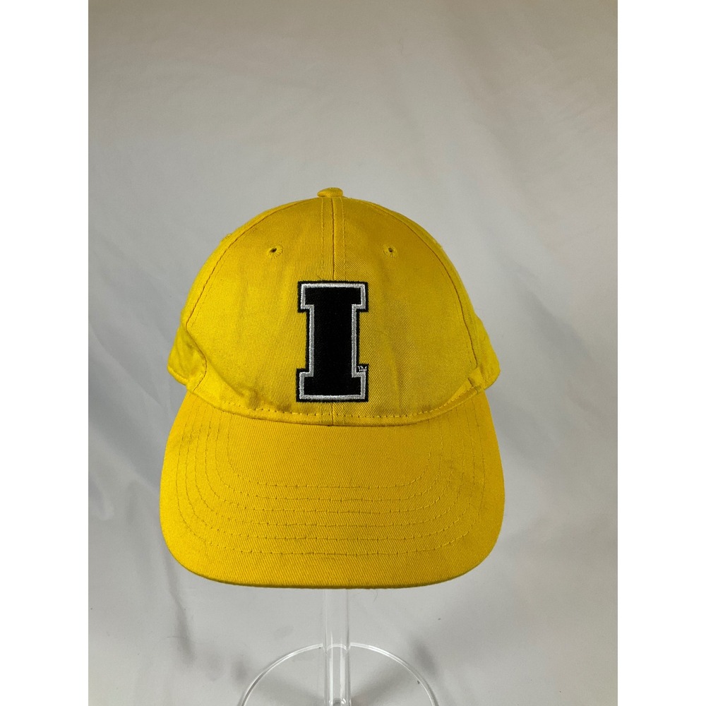 Signatures University of Iowa Yellow Snapback Hat Mens Embroidered I Logo Cap